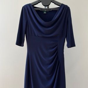 Ralph Lauren navy dress, almost new